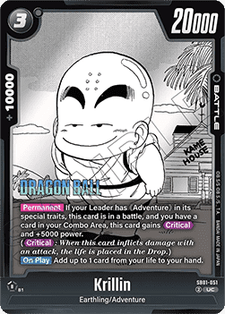 Krillin (SB01-051)  (V.1 - Uncommon) - Manga Booster 01 [Fusion World] (Uncommon) [SB01-051]