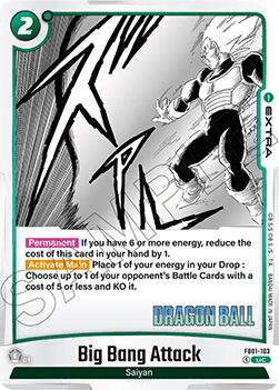Big Bang Attack (FB01-103) - Manga Booster 01 [Fusion World] (Uncommon) [SB01-FB01-103]
