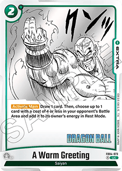 A Warm Greeting (FB04-073) - Manga Booster 01 [Fusion World] (Uncommon) [SB01-FB04-073]