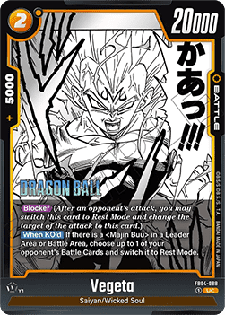Vegeta (FB04-088) - Manga Booster 01 [Fusion World] (Uncommon) [SB01-FB04-088]