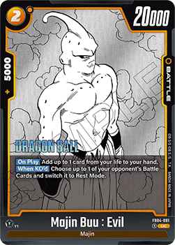 Majin Buu : Evil (FB04-091) - Manga Booster 01 [Fusion World] (Uncommon) [SB01-FB04-091]