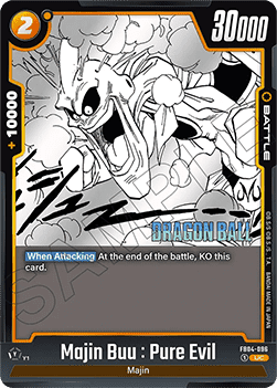 Majin Buu : Pure Evil (FB04-096) - Manga Booster 01 [Fusion World] (Uncommon) [SB01-FB04-096]