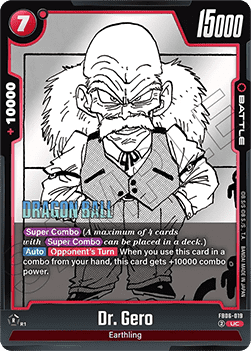 Dr. Gero (FB06-019) - Manga Booster 01 [Fusion World] (Uncommon) [SB01-FB06-019]