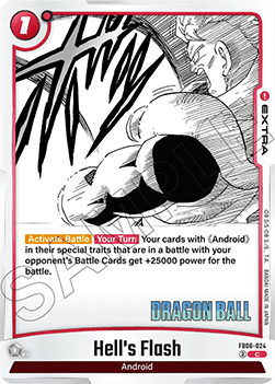 Hell's Flash (FB06-024) - Manga Booster 01 [Fusion World] (Common) [SB01-FB06-024]