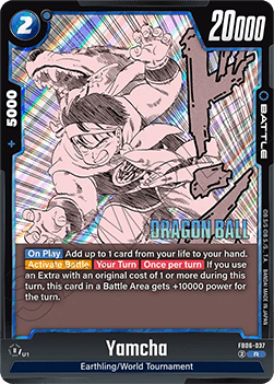 Yamcha (FB06-037) - Manga Booster 01 [Fusion World] (Rare) [SB01-FB06-037]