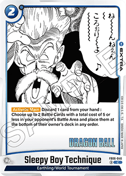 Sleepy Boy Technique (FB06-046) - Manga Booster 01 [Fusion World] (Common) [SB01-FB06-046]