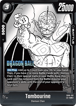 Tambourine (FB06-102) - Manga Booster 01 [Fusion World] (Uncommon) [SB01-FB06-102]