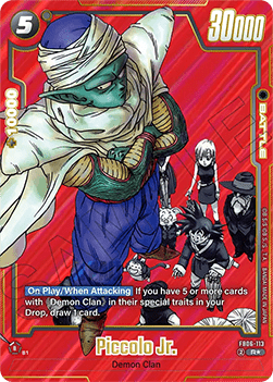 Piccolo Jr. (FB06-113)  (V.2 - Alternate Art) - Manga Booster 01 [Fusion World] (Alternate Art) [SB01-FB06-113]