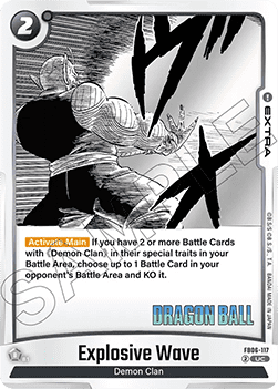 Explosive Wave (FB06-117) - Manga Booster 01 [Fusion World] (Uncommon) [SB01-FB06-117]
