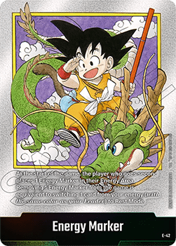 Energy Marker (Son Goku - E42)  (V.1 - Token ) - Manga Booster 01 [Fusion World] (Token) [SB01-E-42]