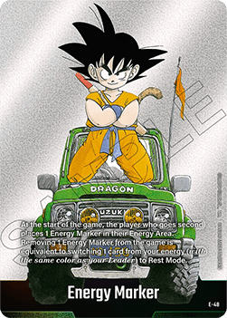 Energy Marker (Son Goku - E48)  (V.1 - Token ) - Manga Booster 01 [Fusion World] (Token) [SB01-E-48]
