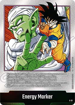 Energy Marker (Goku & Piccolo - E51)  (V.1 - Token ) - Manga Booster 01 [Fusion World] (Token) [SB01-E-51]