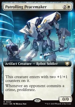 Patrolling Peacemaker - Commander: Edge of Eternities: Extras (Rare) [XEOC-25]