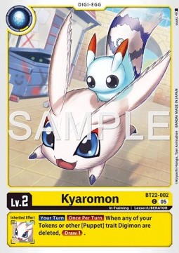 Kyaromon (BT22-002) - Cyber Eden (Common) [BT-22-002]