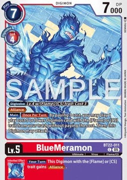 BlueMeramon (BT22-011) - Cyber Eden (Common) [BT-22-011]