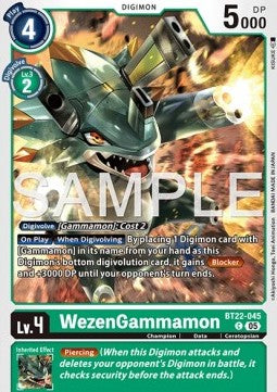 WezenGammamon (BT22-045) - Cyber Eden (Common) [BT-22-045]