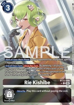 Rie Kishibe (BT22-090) (V.2) - Cyber Eden (Alternative Art) [BT-22-090]