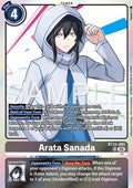 Arata Sanada (BT22-091) (V.1) - Cyber Eden (Super Rare) [BT-22-091]