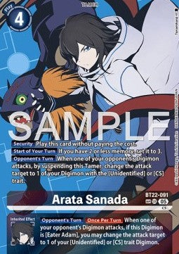 Arata Sanada (BT22-091) (V.3) - Cyber Eden (Special) [BT-22-091]