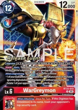 WarGreymon (BT22-013) - Promos: Cyber Eden (Alternative Art) [BT-22P-BT22-013]