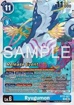 Ryugumon (BT22-027) - Promos: Cyber Eden (Alternative Art) [BT-22P-BT22-027]