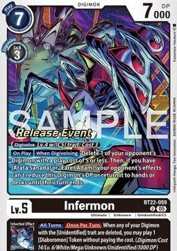 Infermon (BT22-059) - Promos: Cyber Eden (Alternative Art) [BT-22P-BT22-059]