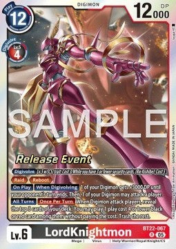 LordKnightmon (BT22-067) - Promos: Cyber Eden (Alternative Art) [BT-22P-BT22-067]