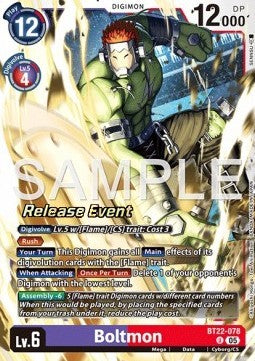 Boltmon (BT22-078) - Promos: Cyber Eden (Alternative Art) [BT-22P-BT22-078]