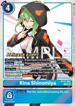 Rina Shinomiya (BT22-085) - Promos: Cyber Eden (Alternative Art) [BT-22P-BT22-085]