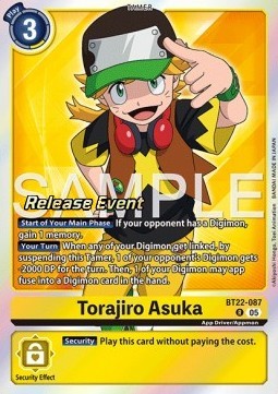 Torajiro Asuka (BT22-087) - Promos: Cyber Eden (Alternative Art) [BT-22P-BT22-087]