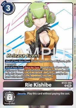 Rie Kishibe (BT22-090) - Promos: Cyber Eden (Alternative Art) [BT-22P-BT22-090]