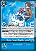 Unique Emblem: Poseidia Lagoon (BT22-096) - Promos: Cyber Eden (Alternative Art) [BT-22P-BT22-096]