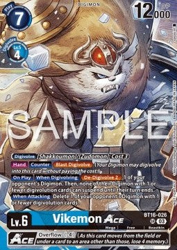 Vikemon Ace (BT16-026) (V.1) - Promos: Cyber Eden (Alternative Art) [BT-22P-BT16-026]
