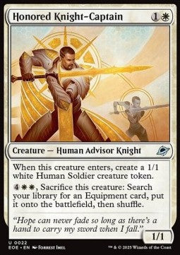 Honored Knight-Captain - Edge of Eternities (Uncommon) [EOE-22]
