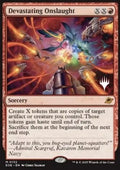 Devastating Onslaught (V.2) - Edge of Eternities: Promos (Mythic) [PEOE-132]