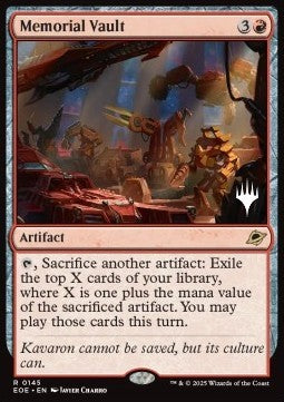 Memorial Vault (V.2) - Edge of Eternities: Promos (Rare) [PEOE-145]