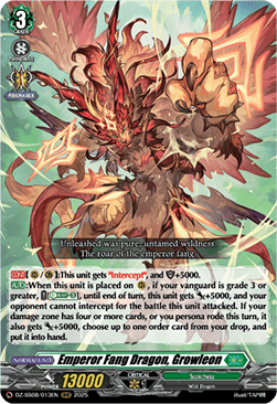Emperor Fang Dragon, Growleon  (V.1 - Triple Rare) - Festival Booster 2025 (Triple Rare) [DZ-SS08-013]