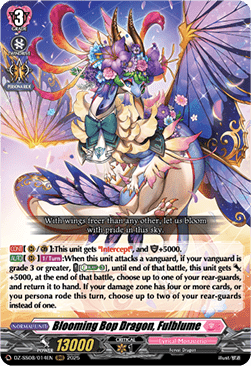 Blooming Bop Dragon, Fulblume  (V.1 - Triple Rare) - Festival Booster 2025 (Triple Rare) [DZ-SS08-014]