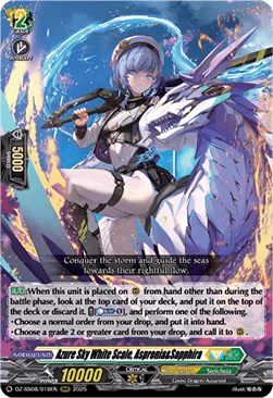 Azure Sky White Scale, Aspronia&Sapphira - Festival Booster 2025 (Triple Rare) [DZ-SS08-018]