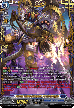 Fixed Time Dragon, Proieslogia  (V.2 - Double Frame Rare) - Festival Booster 2025 (Double Frame Rare) [DZ-SS08-FFR04]