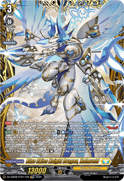 Blue Skies Knight Dragon, Halmveld  (V.1 - Double Frame Rare) - Festival Booster 2025 (Double Frame Rare) [DZ-SS08-FFR11]