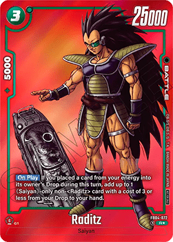 Raditz (FB04-072)  (V.1 - Rare) - Unnumbered Promos [Fusion World] (Rare) [FWUP-FB04-072]