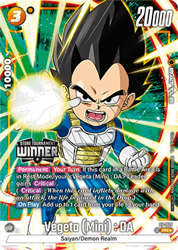 Vegeta (Mini) : DA (FP-047)  (V.2 - Promo) - Special Tournament Promos [Fusion World] (Promo) [STPFW-047]