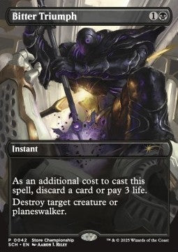 Bitter Triumph - Store Championship Promos (Rare) [SCH-42]