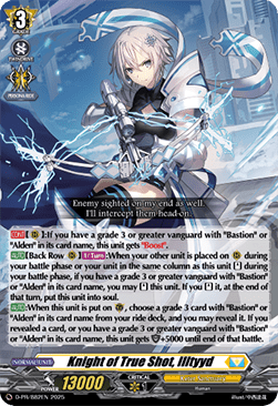Knight of True Shot, Illtyyd  (V.1 - Promo) - D-Promos (Promo) [D-PR-882]