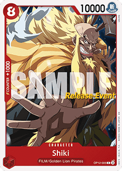Shiki (OP12-005) - Promos: Legacy of the Master (Common) [OP12P-005]