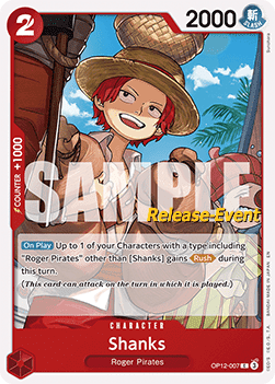 Shanks (OP12-007) - Promos: Legacy of the Master (Common) [OP12P-007]