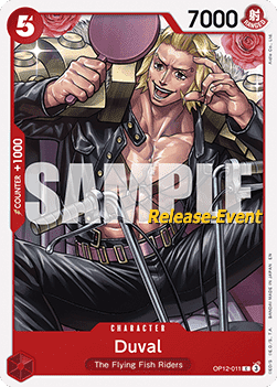 Duval (OP12-011) - Promos: Legacy of the Master (Common) [OP12P-011]