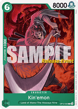 Kin'emon (OP12-025) - Promos: Legacy of the Master (Common) [OP12P-025]
