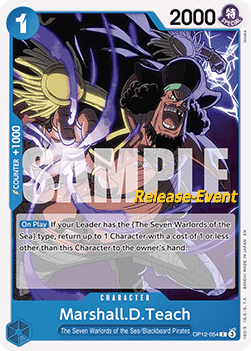 Marshall.D.Teach (OP12-054) - Promos: Legacy of the Master (Common) [OP12P-054]